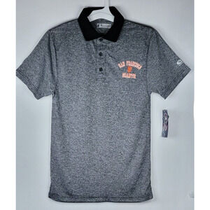 San Francisco Giants Mens Polo Shirt Size M Gray True Fan Genuine MLB NEW